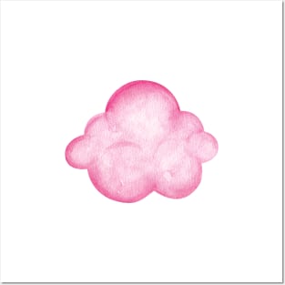 Pink cloud Posters and Art